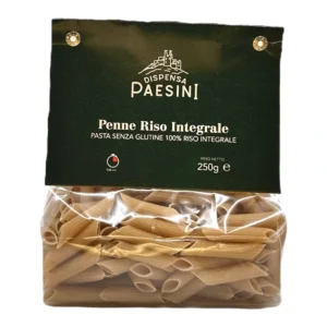 Penne riso integrale gluten free dispensa paaesini