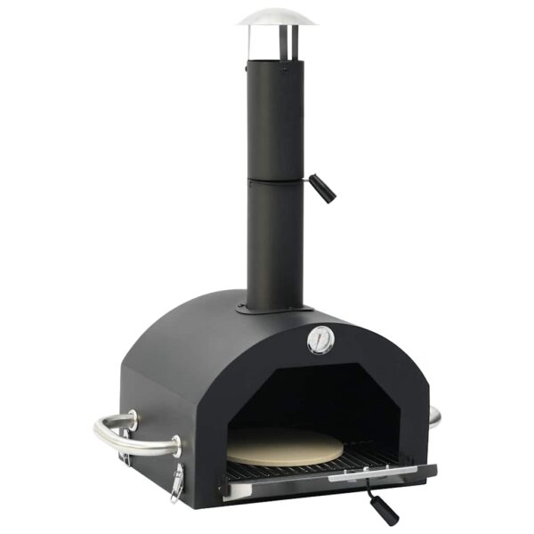 Paesini - Forno per Pizza e Barbecue 3-in-1 Nero - immagine 8