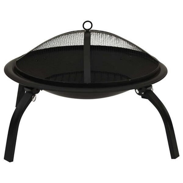 Paesini - Braciere e Barbecue 2 in 1 con Attizzatoio 56x56x49 cm Acciaio - immagine 4