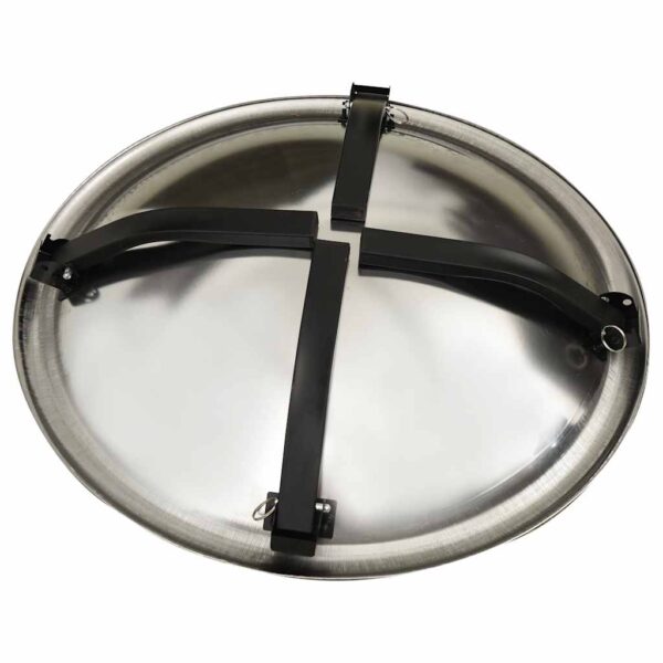 Paesini - Braciere e Barbecue 2in1 e Attizzatoio 56x56x49cm Acciaio Inox - immagine 8