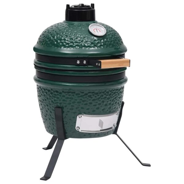 Paesini - Barbecue Affumicatore 2 in 1 Kamado in Ceramica 56 cm Verde