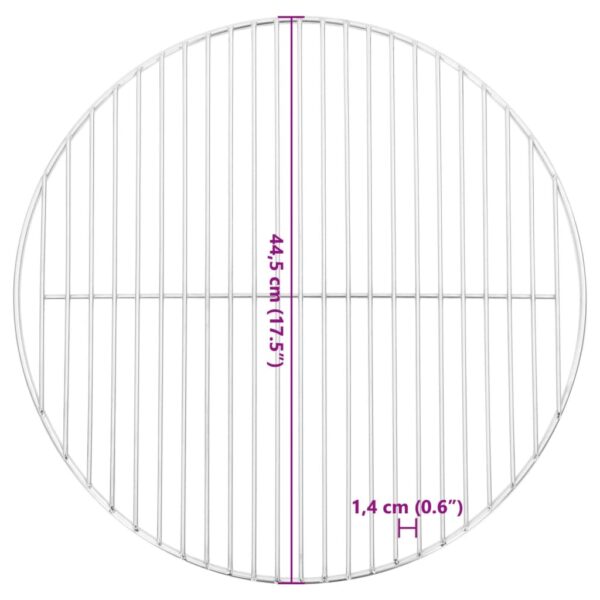 Paesini - Griglia per Barbecue Rotonda Ã˜44,5 cm Acciaio Inossidabile 304 - immagine 6