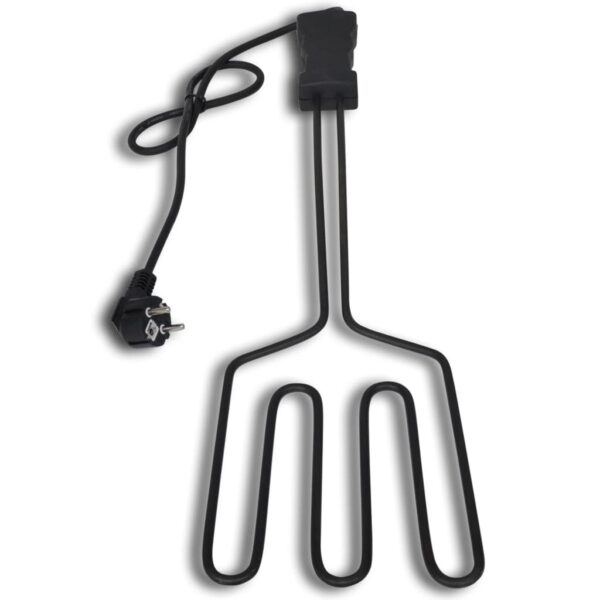Barbecue elettrico carbonella BBQ accendino 1500 W - immagine 5