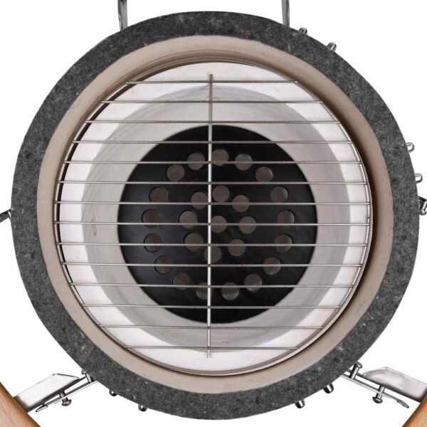 Paesini - Griglia Barbecue Kamado Affumicatore in Ceramica 81 cm - immagine 6
