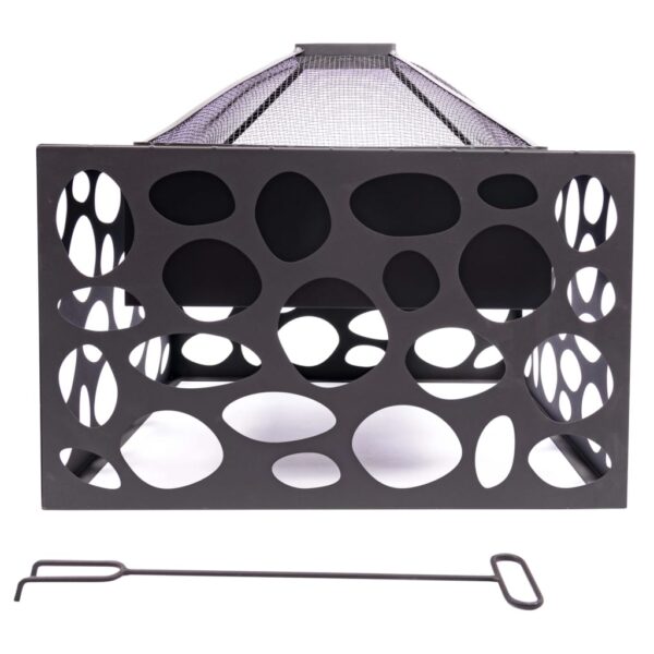 RedFire Braciere con Griglia per Barbecue Mikor Nero - immagine 4