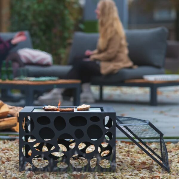 RedFire Braciere con Griglia per Barbecue Mikor Nero - immagine 5
