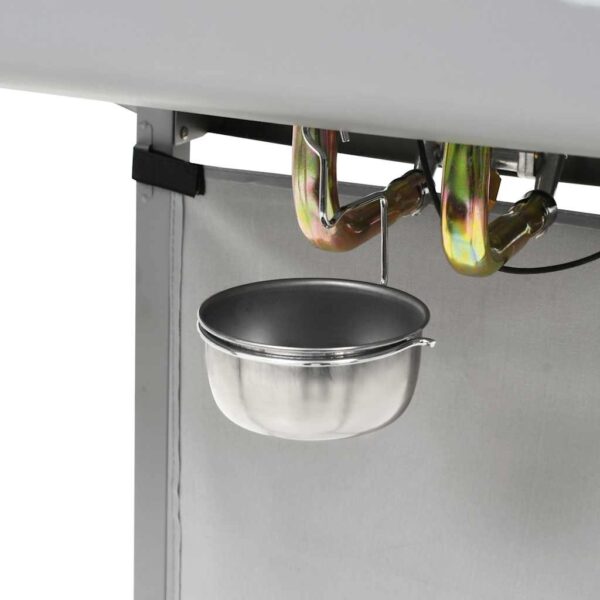 Paesini - Barbecue a Gas con Griglia 2 Fornelli Argento Acciaio Inox - immagine 8