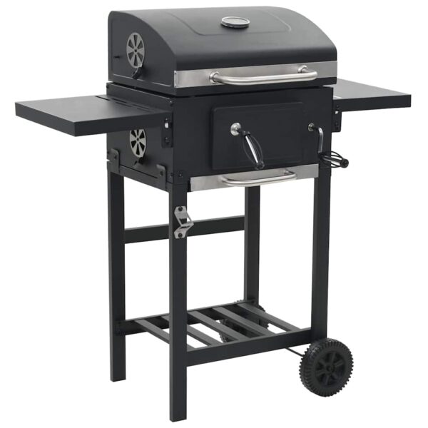 Paesini - Barbecue a Carbonella con Ripiano Inferiore Nero