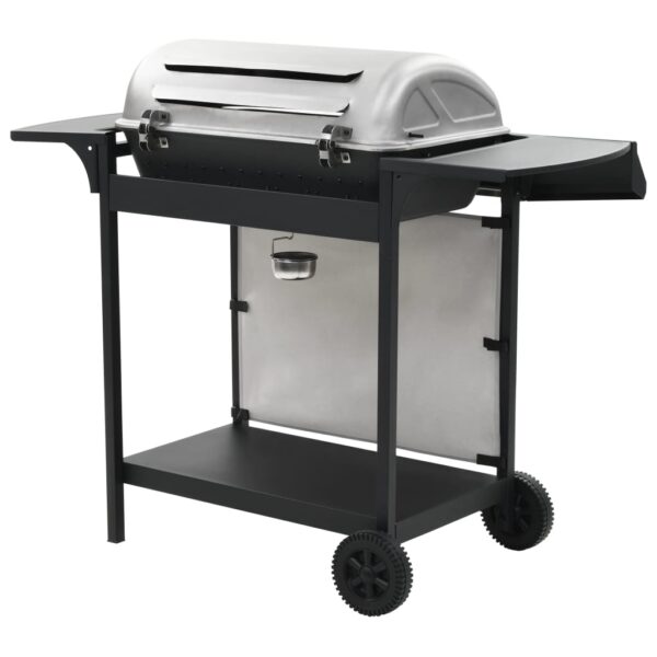 Paesini - Barbecue Griglia a Gas 6 Fornelli Acciaio Inossidabile Argento - immagine 5