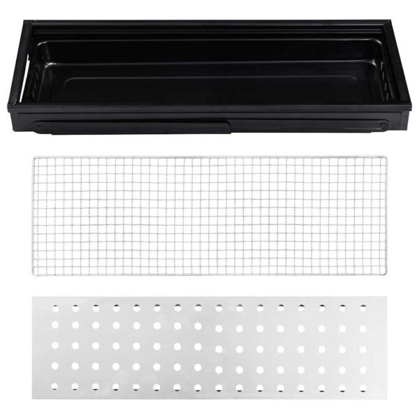 Paesini - Griglia Barbecue da Campeggio Portatile in Acciaio 60x22,5x33cm - immagine 6