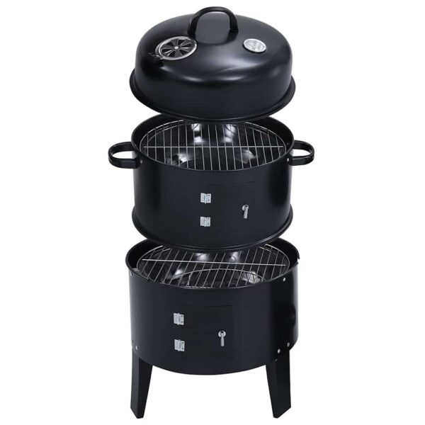 Paesini - Griglia Barbecue a Carbone 3-in-1 40x80 cm - immagine 2