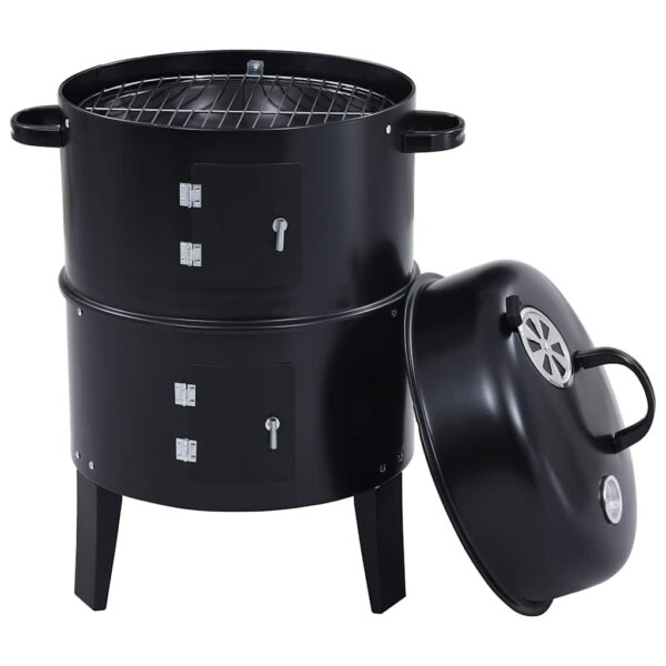 Paesini - Griglia Barbecue a Carbone 3-in-1 40x80 cm - immagine 8