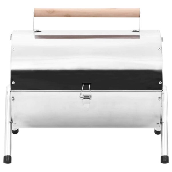 Paesini - Barbecue da Tavolo Portatile in Acciaio Inox con Doppia Griglia - immagine 4