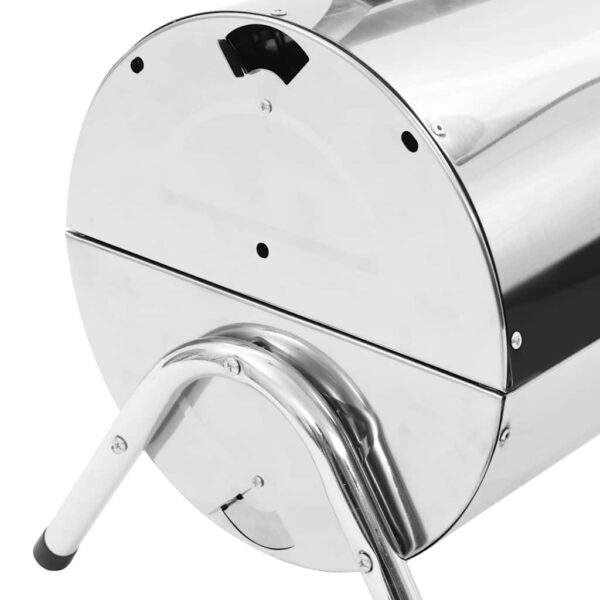 Paesini - Barbecue da Tavolo Portatile in Acciaio Inox con Doppia Griglia - immagine 8