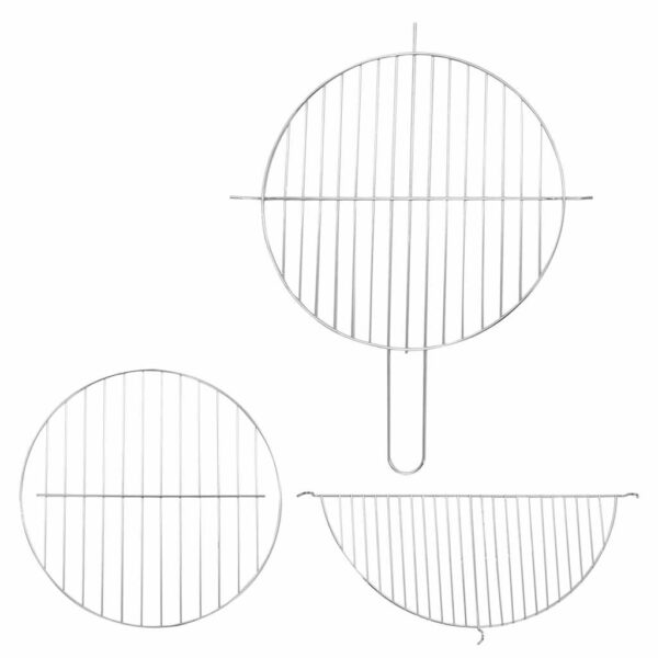 Paesini - Griglia per Barbecue a Carbone con Piedistallo in Acciaio Inox - immagine 8