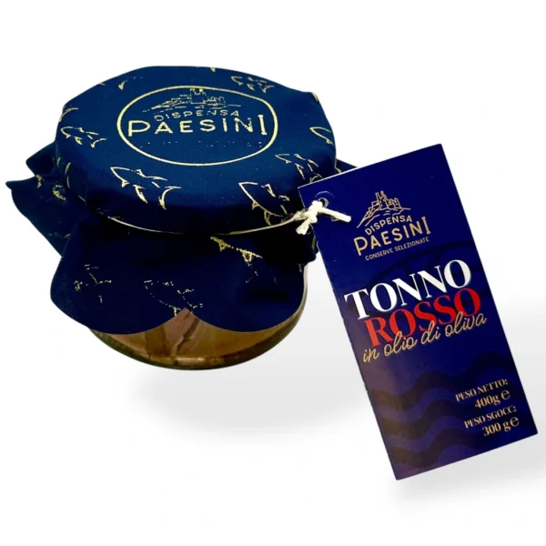 Tonno rosso in olio oliva 400 g