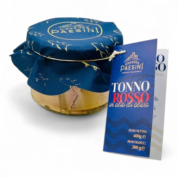 Tonno rosso in olio oliva 400 g